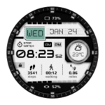 digitec watch face android application logo